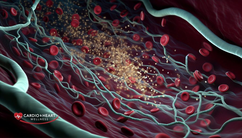 Photo of blood vessels undergoing vasodilation