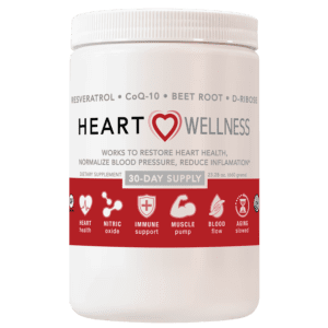 Heart Wellness dietary supplement label