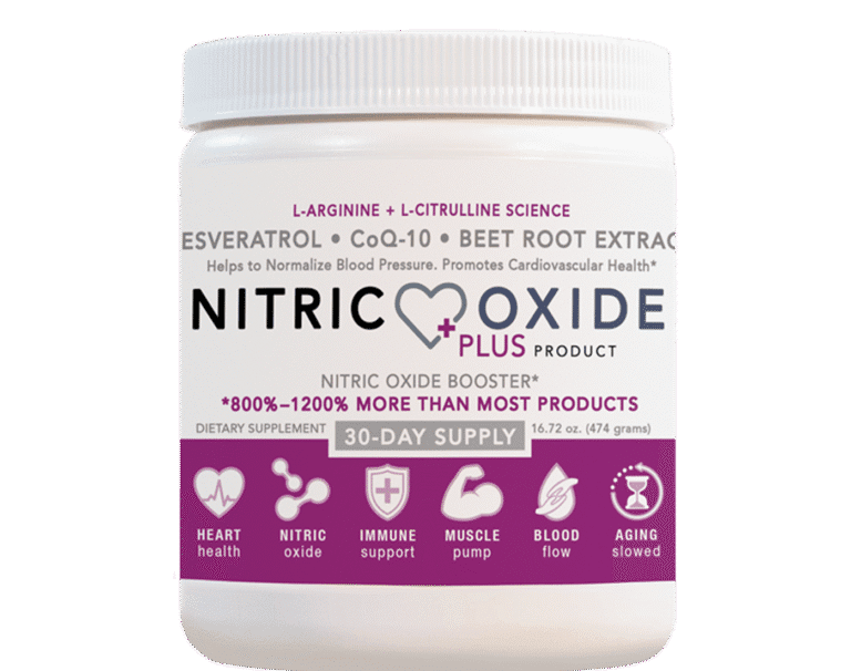 Nitric Oxide supplement jar