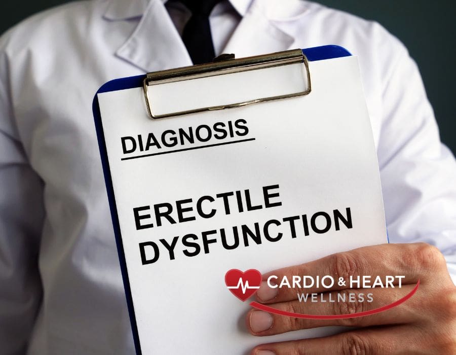Erectile dysfunction diagnosis paper with logo