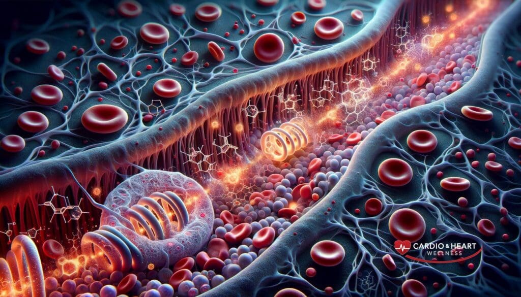 illustration-of-nitric-oxide-synthesis-in-endothelial-cells - Cardio & Heart Wellness Illustration of nitric oxide synthesis in endothelial cells