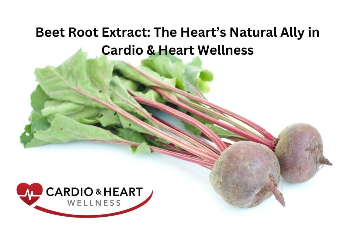Fresh beetroots promoting heart health