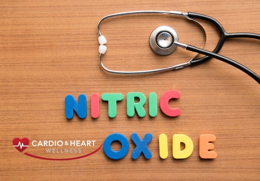 Colorful letters spell nitric oxide