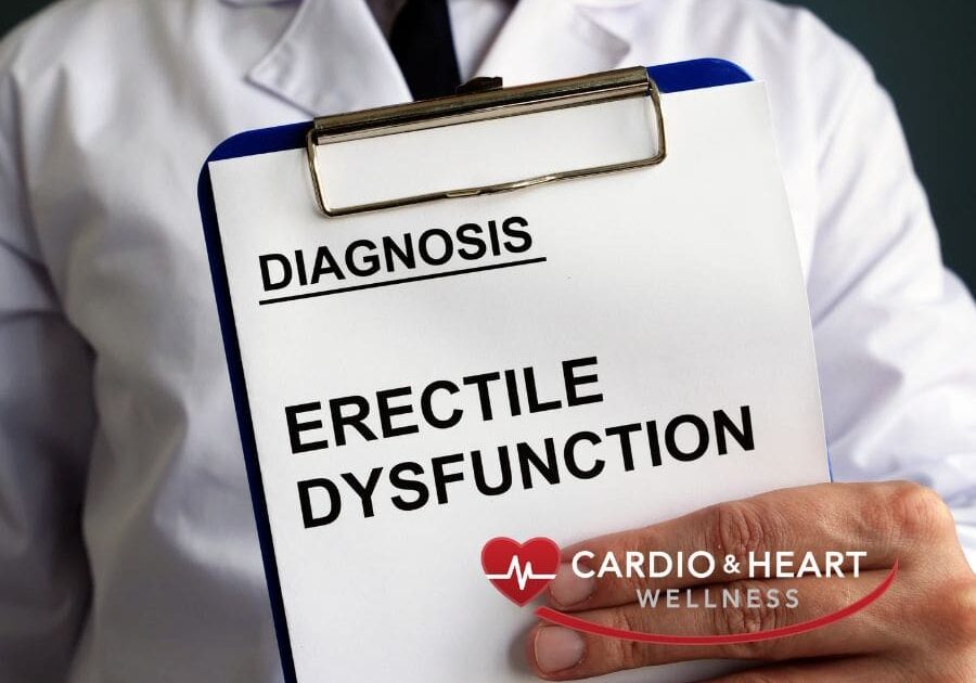 Erectile dysfunction diagnosis paper with logo